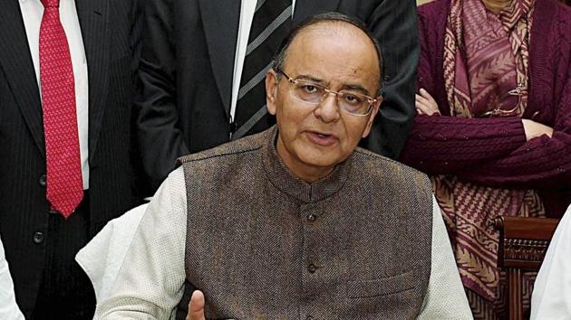Finance minister Arun Jaitley gives final touches to the Union Budget 2017-18, at North Block in New Delhi on Tuesday.(PTI Photo) Finance minister Arun Jaitley gives final touches to the Union Budget 2017-18, at North Block in New Delhi on Tuesday.(PTI Photo)