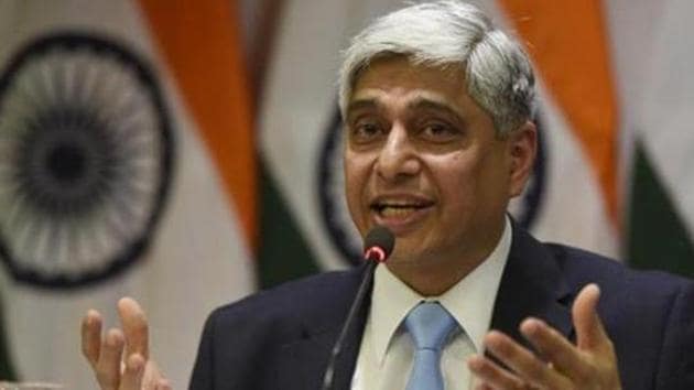 MEA spokesperson Vikas Swarup addresses the media in New Delhi on January 14, 2016. (Mohd Zakir/HT File Photo) MEA spokesperson Vikas Swarup addresses the media in New Delhi on January 14, 2016. (Mohd Zakir/HT File Photo)