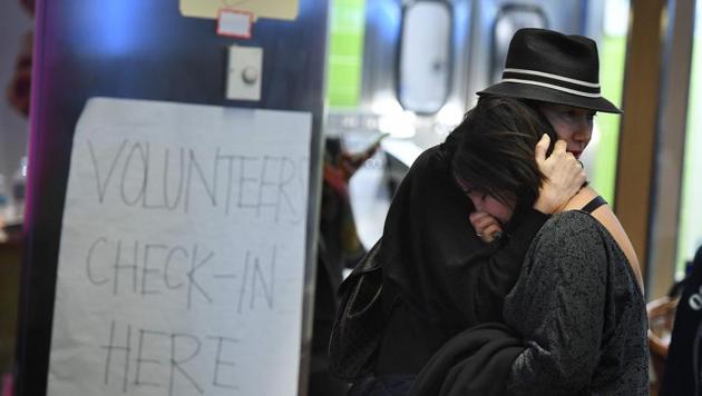 A woman of Iranian descent (R) cries as she waits for a family member after the immigration ban imposed by US President Donald Trump at the Los Angeles International Airport, California on January 30, 2016. (AFP Photo) A woman of Iranian descent (R) cries as she waits for a family member after the immigration ban imposed by US President Donald Trump at the Los Angeles International Airport, California on January 30, 2016. (AFP Photo)