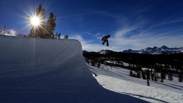 Kirra Kotsenburg practices at the event. (Sean M. Haffey/Getty Images/AFP AFP) Kirra Kotsenburg practices at the event. (Sean M. Haffey/Getty Images/AFP AFP)