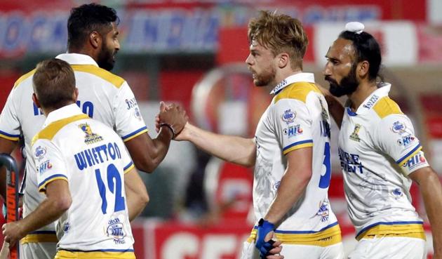 Jaypee Punjab Warriors beat Ranchi Rays 7-0 in the Hockey India League. (HIL) Jaypee Punjab Warriors beat Ranchi Rays 7-0 in the Hockey India League. (HIL)