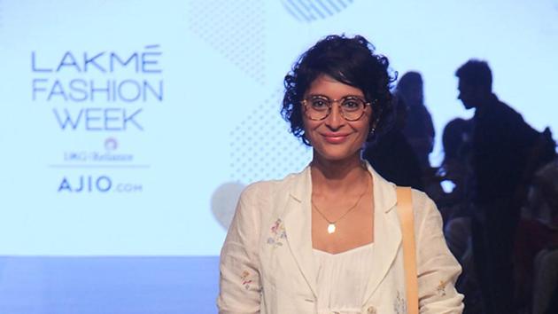 Filmmaker Kiran Rao  attended Lakmé  Fashion Week Summer /Resort 2017 at Jio Garden at Bandra Kurla Complex.  Similary, actors Sonakshi Sinha, Arjun Kapoor, Prateik Babbar, Avantika Malik were spotted cheering for their favourite designers during the show.  In its 18th year, Lakmé Fashion Week unveiled a stellar line-up of shows, designers and creative presentations. (Pramod Thakur/HT PHOTO) 