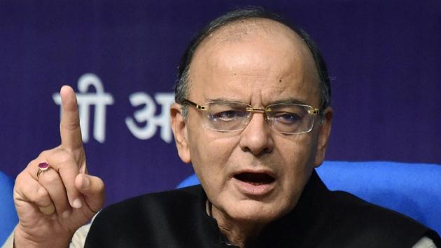 Finance minister Arun Jaitley addresses a post-budget press conference in New Delhi. (PTI Photo) Finance minister Arun Jaitley addresses a post-budget press conference in New Delhi. (PTI Photo)