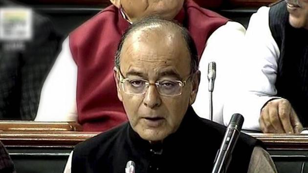 Union finance minister Arun Jaitley presents the Union Budget 2017-18 in Lok Sabha in New Delhi on Wednesday.(PTI Photo)