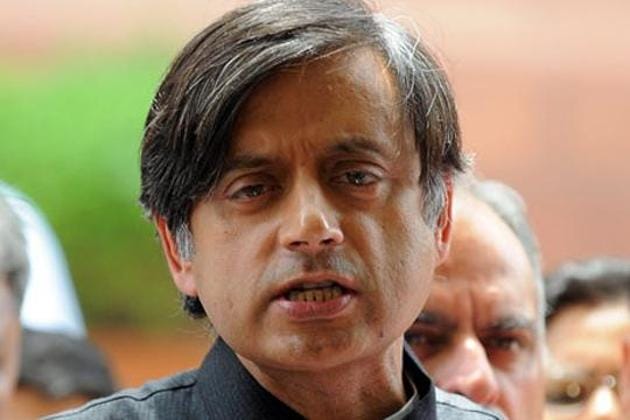 Participating in the debate on the IIM bill, Congress leader Shashi Tharoor welcomed the measure and congratulated the government for deciding to relinquish power, but flayed it for the move to remove Rajiv Gandhi’s name from IIM Shillong (AFP)