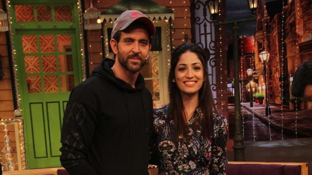 Hrithik and Yami play a blind couple in love in the film. (Pramod Thakur/HT Photo)