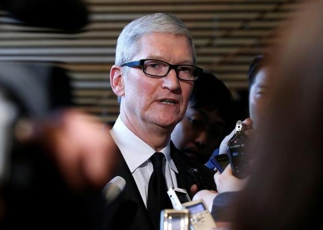 Apple Inc CEO Tim Cook said hundreds of the company’s employees have been affected by Donald Trump’s executive order on immigration, and that Apple was considering taking legal action.(Reuters File)