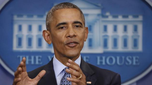 In this Jan. 18, 2017 file photo, President Barack Obama speaks during his final presidential news conference, in the briefing room of the White House in Washington. Dismayed by the Trump administration’s first days, Barack Obama's loyalists, former aides and even his spokesman speaking out and even actively resisting the new American leader. (AP) In this Jan. 18, 2017 file photo, President Barack Obama speaks during his final presidential news conference, in the briefing room of the White House in Washington. Dismayed by the Trump administration’s first days, Barack Obama's loyalists, former aides and even his spokesman speaking out and even actively resisting the new American leader. (AP)