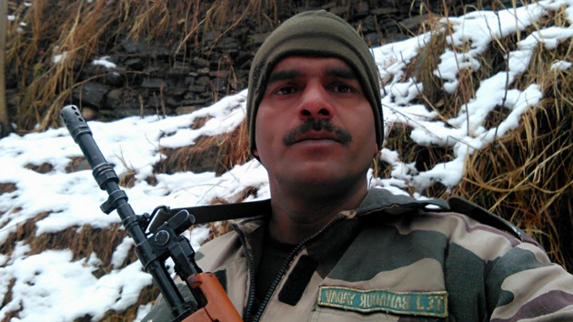 BSF jawan Tej Bahadur Yadav.(Facebook)