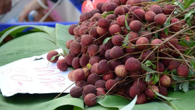 Unripe litchi fruit contains the toxins hypoglycin A and methylenecyclopropyl-glycine (MCPG) that may cause vomiting if had excessively.(Shutterstock) Unripe litchi fruit contains the toxins hypoglycin A and methylenecyclopropyl-glycine (MCPG) that may cause vomiting if had excessively.(Shutterstock)