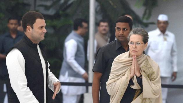 Congress president Sonia Gandhi and vice-president Rahul Gandhi at a function in New Delhi. (PTI File Photo) Congress president Sonia Gandhi and vice-president Rahul Gandhi at a function in New Delhi. (PTI File Photo)