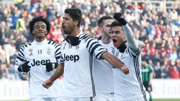 According to the UEFA figures, Juventus (above) received the biggest handout of 3.48 million euros for allowing their players take part in the Euro 2016 qualifying matches.(AP)