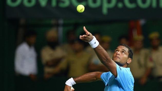 In he absence of Saket Myneni, Ramkumar Ramanathan will spearhead India’s challenge as the No 1 singles player against New Zealand in the Davis Cup Asia/Oceania Group 1 tie starting on Friday. Vishnu Vardhan will partner with Leander Paes in the doubles. (AFP/Getty Images) In he absence of Saket Myneni, Ramkumar Ramanathan will spearhead India’s challenge as the No 1 singles player against New Zealand in the Davis Cup Asia/Oceania Group 1 tie starting on Friday. Vishnu Vardhan will partner with Leander Paes in the doubles. (AFP/Getty Images)