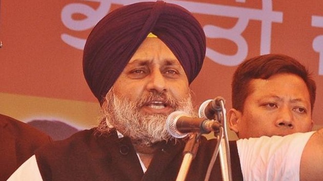 Punjab deputy chief minister Sukhbir Singh Badal.(HT File Photo)