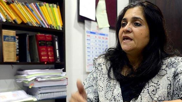 Earlier, a committee set up the HRD ministry has found activist Teesta Setalvad culpable for “hatred-filled, disharmony-spreading, ill-will generating, enmity-creating explosive writings”.(HT FILE) Earlier, a committee set up the HRD ministry has found activist Teesta Setalvad culpable for “hatred-filled, disharmony-spreading, ill-will generating, enmity-creating explosive writings”.(HT FILE)