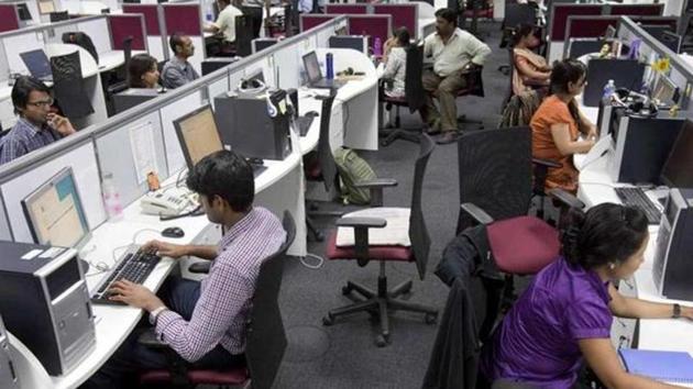 The report calls for 80% reservation for locals in clerical jobs, and 65% reservation in high-skilled or category 'A' jobs.(HT File) The report calls for 80% reservation for locals in clerical jobs, and 65% reservation in high-skilled or category 'A' jobs.(HT File)