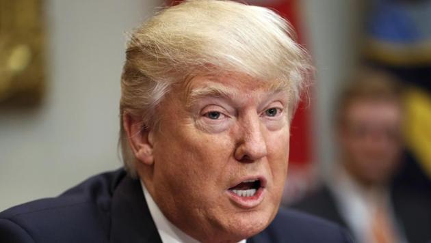 President Donald Trump speaks in the Roosevelt Room of the White House in Washington, Feb 2, 2017. (AP) President Donald Trump speaks in the Roosevelt Room of the White House in Washington, Feb 2, 2017. (AP)