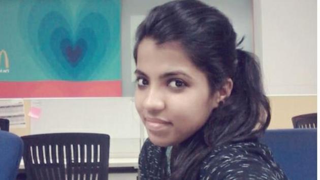 Rasila Raju was allegedly strangled at her work station at Infosys’ Hinjewadi IT park near Pune. (HT Photo) Rasila Raju was allegedly strangled at her work station at Infosys’ Hinjewadi IT park near Pune. (HT Photo)