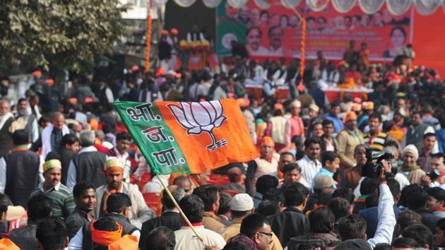 BJP chief Amit Shah, Congress vice-president Rahul Gandhi, Uttar Pradesh chief minister Akhilesh Yadav, who is also the Samajwadi Party (SP) national president, and Bahujan Samaj Party supremo Mayawati were all in west UP on the same day, albeit in different cities. (AFP file photo) BJP chief Amit Shah, Congress vice-president Rahul Gandhi, Uttar Pradesh chief minister Akhilesh Yadav, who is also the Samajwadi Party (SP) national president, and Bahujan Samaj Party supremo Mayawati were all in west UP on the same day, albeit in different cities. (AFP file photo)