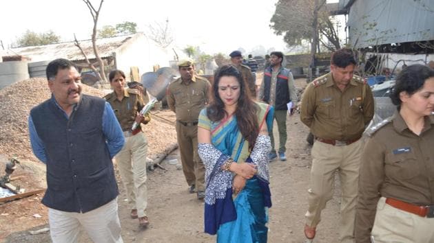 Suman Dahiya, vice-president of Haryana Commission for Women, visited Mandpura village on Friday. Suman Dahiya, vice-president of Haryana Commission for Women, visited Mandpura village on Friday.