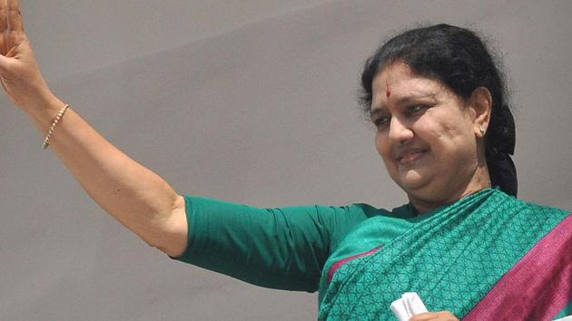 AIADMK general secretary VK Sasikala(HT photo)