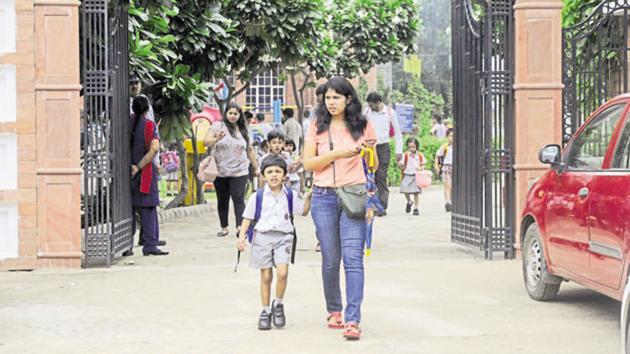 A number of protests over the last three years have taken place in Gurgaon over alleged overcharging by private schools. (HT File) A number of protests over the last three years have taken place in Gurgaon over alleged overcharging by private schools. (HT File)