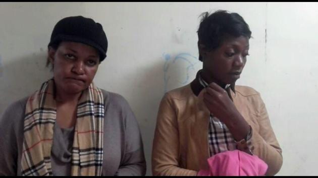 With the arrest of Thelma Mkandawire, 38, from Zambia and Pamela Devid Kiritta, 41, from Tanzania, the NCB claimed to have busted an international drug trafficking gang involved in smuggling of drugs into India from Latin American countries.(HT Photo)