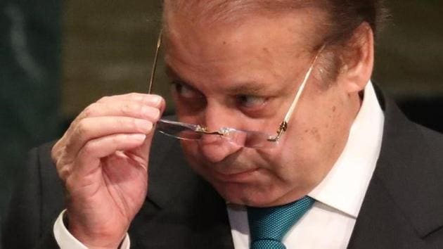 Prime Minister Nawaz Sharif of Pakistan removes his eyeglasses after addressing the United Nations General Assembly in the Manhattan borough of New York, US. (REUTERS FILE) Prime Minister Nawaz Sharif of Pakistan removes his eyeglasses after addressing the United Nations General Assembly in the Manhattan borough of New York, US. (REUTERS FILE)