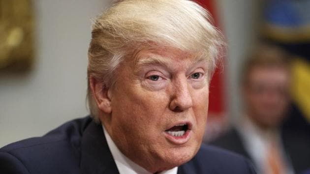 President Donald Trump speaks during his meeting with House and Senate legislators in the Roosevelt Room of the White House in Washington. (AP Photo) President Donald Trump speaks during his meeting with House and Senate legislators in the Roosevelt Room of the White House in Washington. (AP Photo)