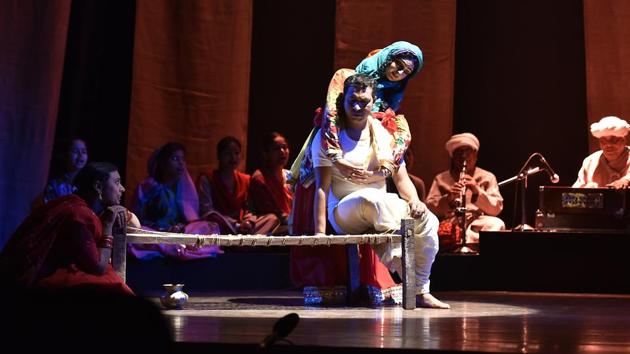 The festival organisers say that they have made a conscious effort to choose the best of traditional and folk theatre along with modern plays. (Raj K Raj/HT PHOTO)