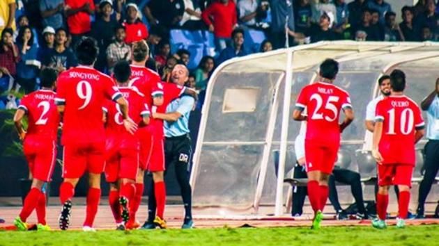 DSK Shivajians held defending champions Bengaluru FC to a 2-2 draw in the I-League. (AIFF) DSK Shivajians held defending champions Bengaluru FC to a 2-2 draw in the I-League. (AIFF)