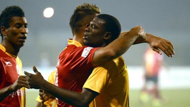 East Bengal maintained their top position in the I-League table after beating Chennai City FC.(Prateek Choudhury/HT Photo) East Bengal maintained their top position in the I-League table after beating Chennai City FC.(Prateek Choudhury/HT Photo)