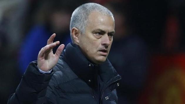 Manchester United FC manager Jose Mourinho gestures to the fans at the end of the Premier League match. (REUTERS) Manchester United FC manager Jose Mourinho gestures to the fans at the end of the Premier League match. (REUTERS)