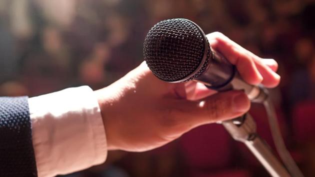 Most people freeze on stage and find it extremely difficult to hold the attention of their audience for any length of time. Very few are blessed with the gift of the gab as well as the ability to put across their points cogently and lucidly. (Getty Images/Stock) Most people freeze on stage and find it extremely difficult to hold the attention of their audience for any length of time. Very few are blessed with the gift of the gab as well as the ability to put across their points cogently and lucidly. (Getty Images/Stock)