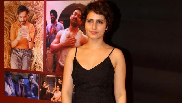 Actor Fatima Sana Shaikh during the success party of film Dangal in Mumbai on Feb 4, 2017. (IANS)