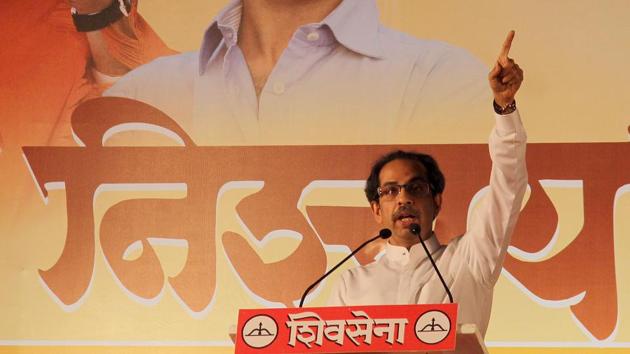 Uddhav called the economic survey report released by the central government, where it rated the BMC the most transparent civic body in India, a slap on the face of the BJP(BHUSHAN KOYANDE)