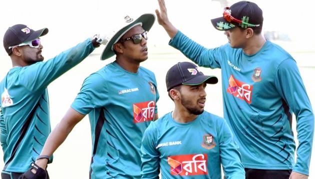 Bangladesh cricketers have been practising hard for the Test against India. They are now playing a warm-up match against India A at the Gymkhana ground. (PTI) Bangladesh cricketers have been practising hard for the Test against India. They are now playing a warm-up match against India A at the Gymkhana ground. (PTI)