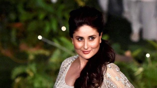 Kareena Kapoor showcases a creation by designer Anita Dongre at the grand finale of Lakmé Fashion Week Summer Resort 2017. (PTI)