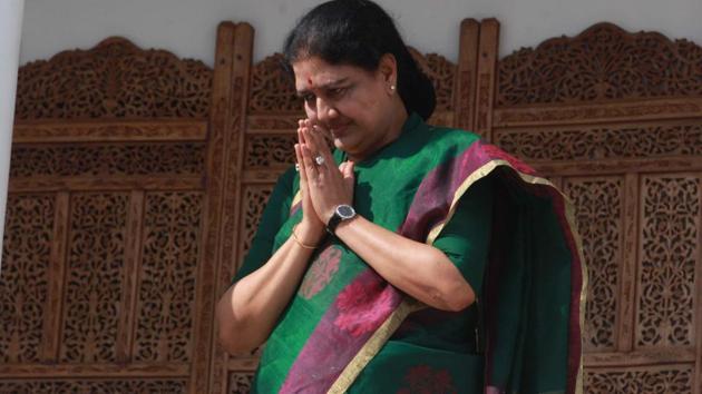 AIADMK general secretary Sasikala.(HT photo)