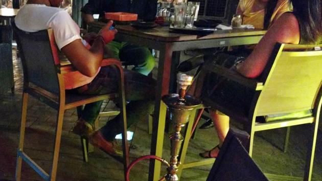 Even though hookah bars in Haryana were banned in 2010 in response to a public interest litigation (PIL) filed in 2007, a number of them are still operational in the city, the district administration claimed. (HT Photo) Even though hookah bars in Haryana were banned in 2010 in response to a public interest litigation (PIL) filed in 2007, a number of them are still operational in the city, the district administration claimed. (HT Photo)