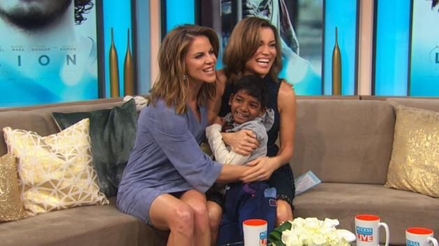 He’s on talk shows - Access Hollywood Live’s Natalie Morales and Kit Hoover couldn’t get enough of his cuteness. (YouTube)