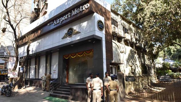 The hotel in Andheri, Mumbi, in which Sandeep Gadoli was killed in an alleged encounter on February 7, 2016. (HT File) The hotel in Andheri, Mumbi, in which Sandeep Gadoli was killed in an alleged encounter on February 7, 2016. (HT File)