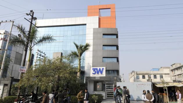 The office of 3W where the alleged fraud took place. (Sunil Ghosh/HT Photo) The office of 3W where the alleged fraud took place. (Sunil Ghosh/HT Photo)