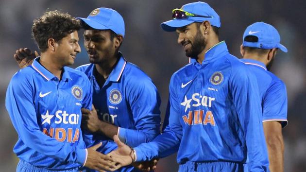 Kuldeep Yadav has been picked for the one-off Test against Bangladesh starting in Hyderabad on February 9.(AP)