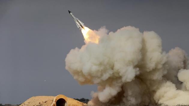 In this Dec. 29, 2016 file photo, released by the semi-official Iranian Students News Agency (ISNA), a long-range S-200 missile is fired in a military drill in the port city of Bushehr, on the northern coast of Persian Gulf, Iran.(AP) In this Dec. 29, 2016 file photo, released by the semi-official Iranian Students News Agency (ISNA), a long-range S-200 missile is fired in a military drill in the port city of Bushehr, on the northern coast of Persian Gulf, Iran.(AP)