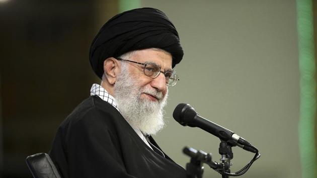 In this picture released by an official website of the office of the Iranian supreme leader, Supreme Leader Ayatollah Ali Khamenei attends a meeting with a group of the air force commanders in Tehran, Iran, Tuesday, Feb. 7, 2017 (AP Photo) In this picture released by an official website of the office of the Iranian supreme leader, Supreme Leader Ayatollah Ali Khamenei attends a meeting with a group of the air force commanders in Tehran, Iran, Tuesday, Feb. 7, 2017 (AP Photo)