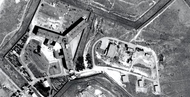 A handout satellite image released by Amnesty International shows the military-run Saydnaya prison. (AFP File) A handout satellite image released by Amnesty International shows the military-run Saydnaya prison. (AFP File)