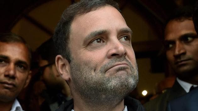 Congress vice-president Rahul Gandhi leader had on December 9 said if he was allowed to speak in Parliament an “earthquake” would happen.(PTI Photo)