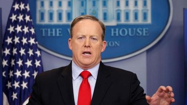 White House spokesman Sean Spicer. (Reuters photo) White House spokesman Sean Spicer. (Reuters photo)