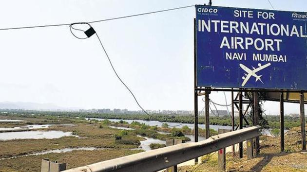 On Tuesday, CIDCO organised a visit for media persons to areas where the people displaced by the airport will be rehabilitated.(HT)